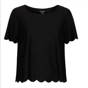 Topshop Tops - Top shop scalloped shirt Topshop Tops - Top shop scalloped shirt